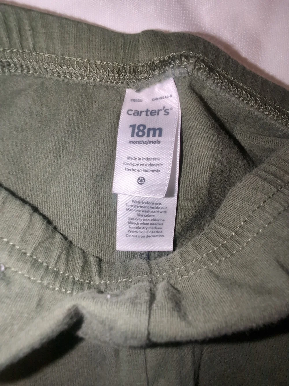 Carter's Olive Green Kids Leggings